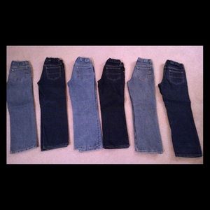 Boys jeans size 10.  Lot of 6 jeans.